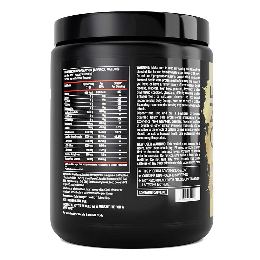 One Science Psycho Pump Pre Workout - 30 Servings