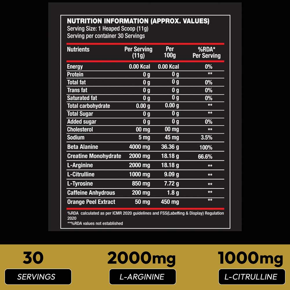 One Science Psycho Pump Pre Workout - 30 Servings