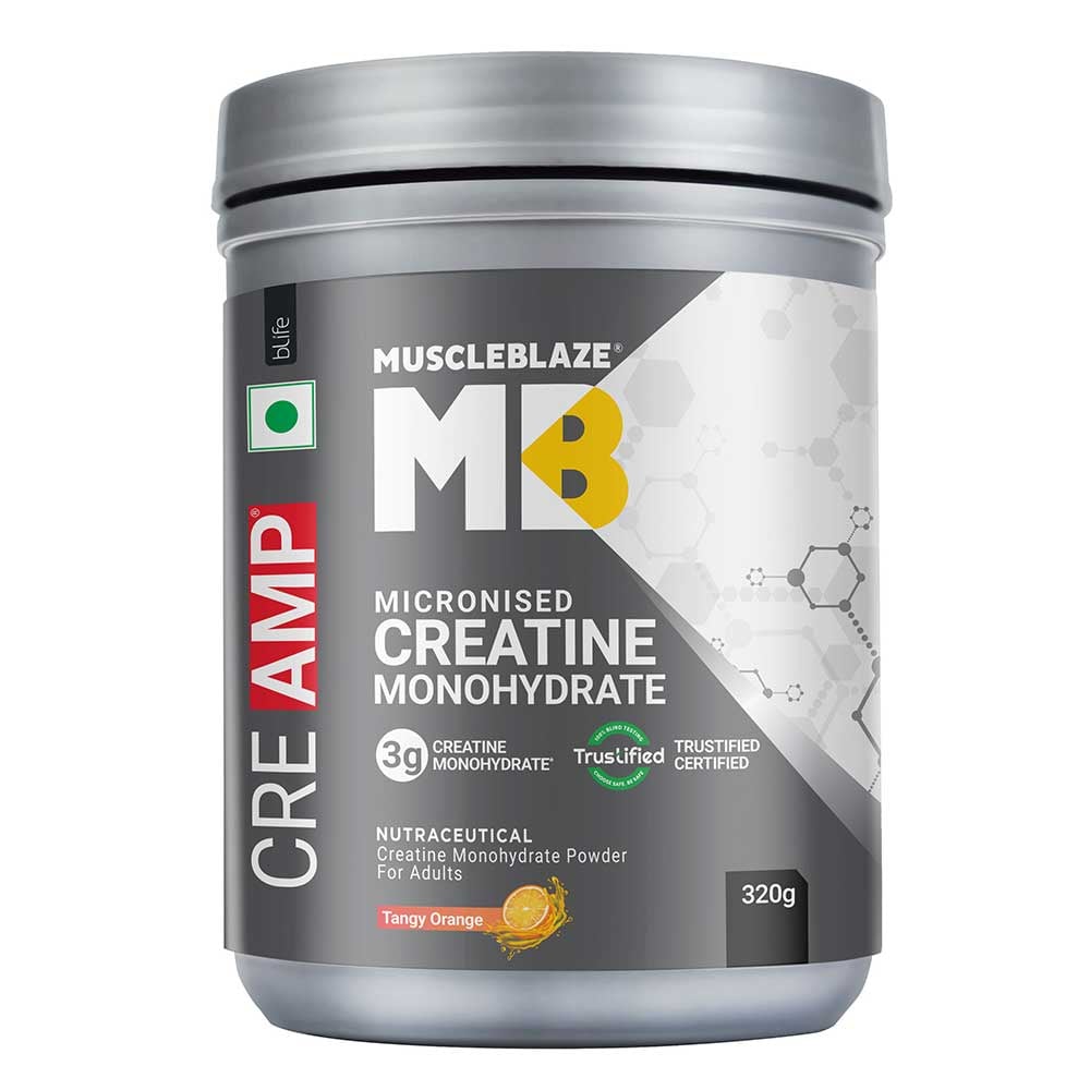 MuscleBlaze Creatine Monohydrate CreAMP - 80 Servings