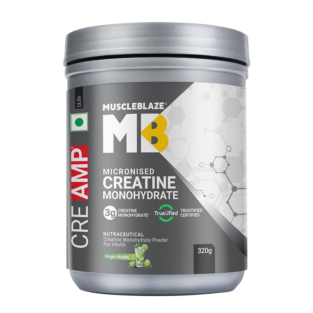 MuscleBlaze Creatine Monohydrate CreAMP - 80 Servings