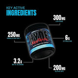 ProSupps HYDE Nightmare Intense Pre-Workout (30 Servings) + Nutristar Micronized CREA Gold Creatine Monohydrate 250g (83 Servings) - Extreme Energy & Power Combo
