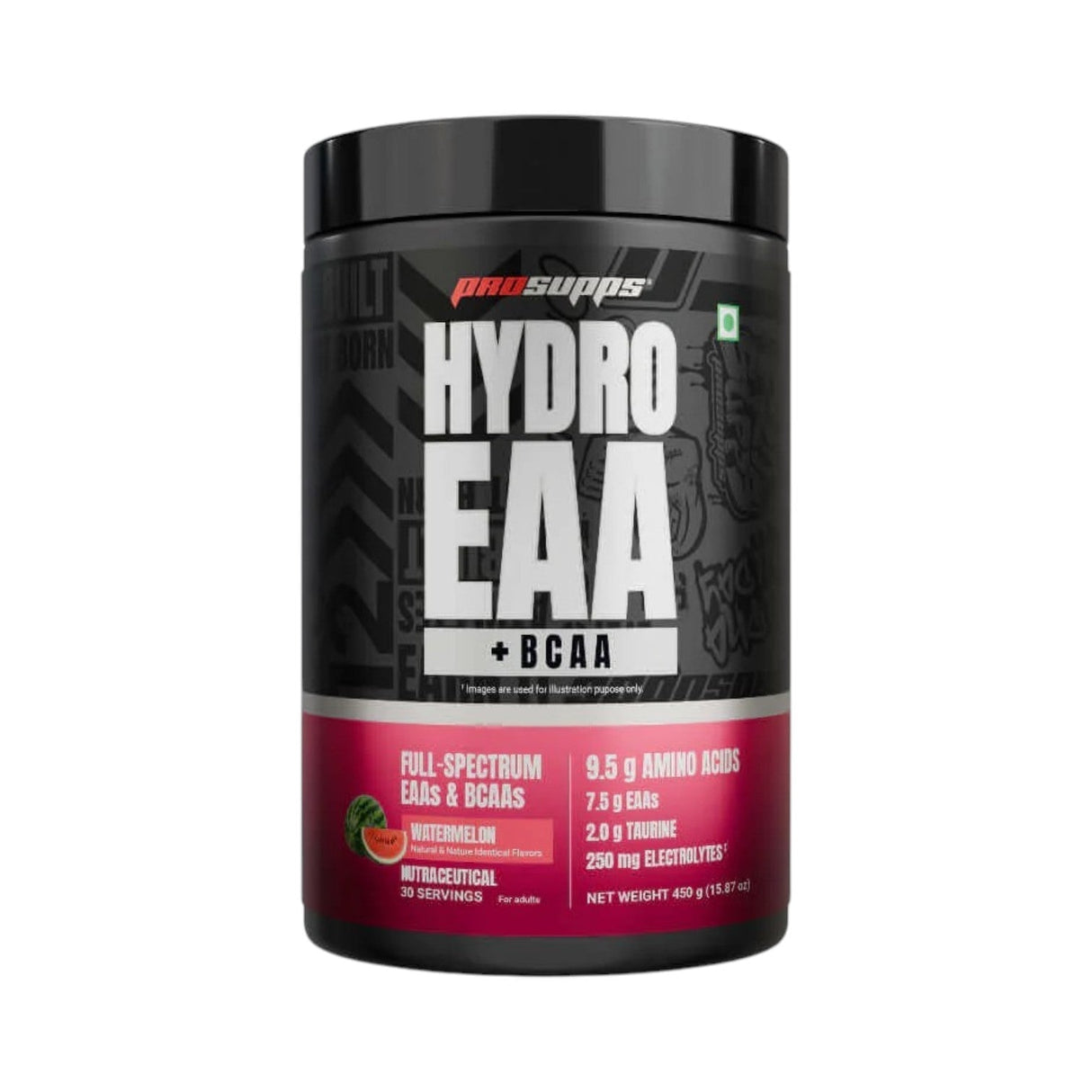 Prosupps Hydro EAA + BCAA Recovery Energy Drink | Essential Amino Acids & Electrolytes | 450g