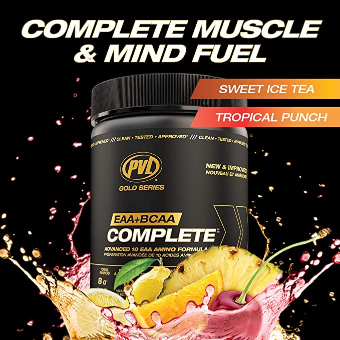 PVL Gold Series EAA + BCAA Complete | 369g, 30 Servings