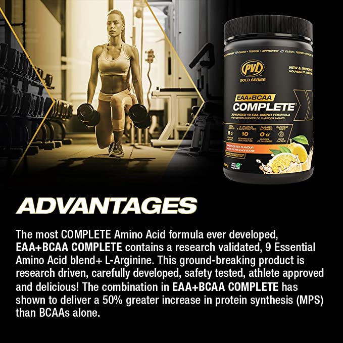 PVL Gold Series EAA + BCAA Complete | 369g, 30 Servings