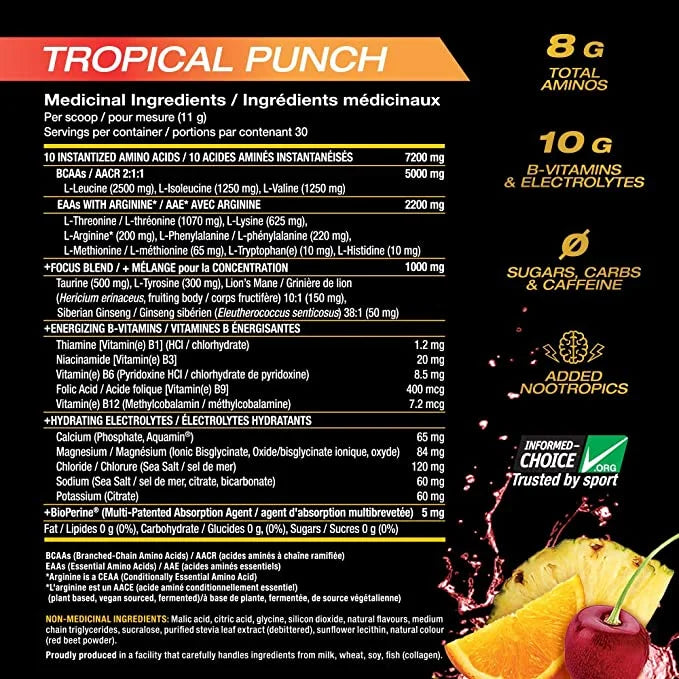 PVL Gold Series EAA + BCAA Complete | 369g, 30 Servings