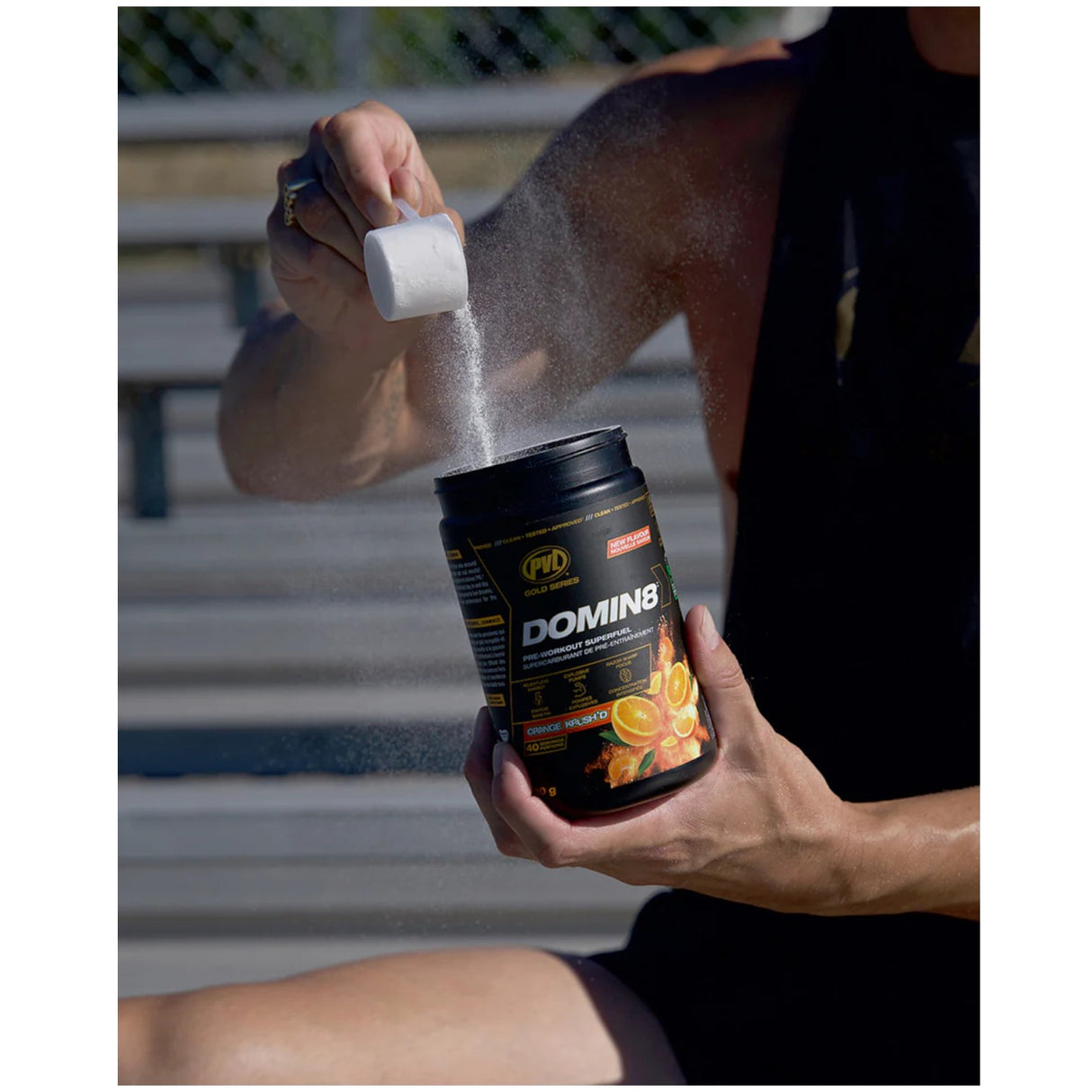 PVL Gold Series Domin8 Pre Workout Superfuel | 520g, 40 Servings