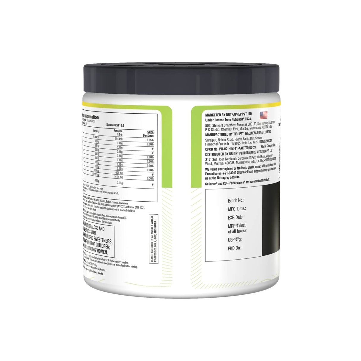 Cellucor Creatine Cor-Performance - 83 Serving | 315g