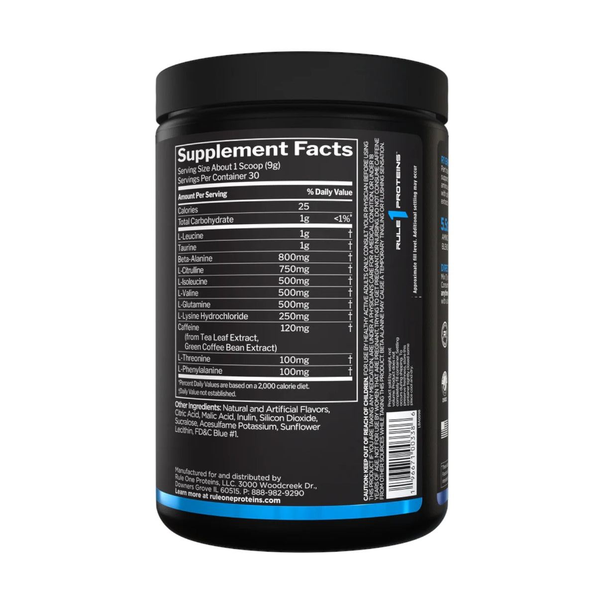 RULE1 Energized Amino, 30 Servings