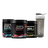 Nutristar Complete Workout Stack Combo | Meteor Pre Workout (30 Servings) + Reset BCAA Plus (35 Servings) + CREA Gold Creatine 250g + 700ml Shaker