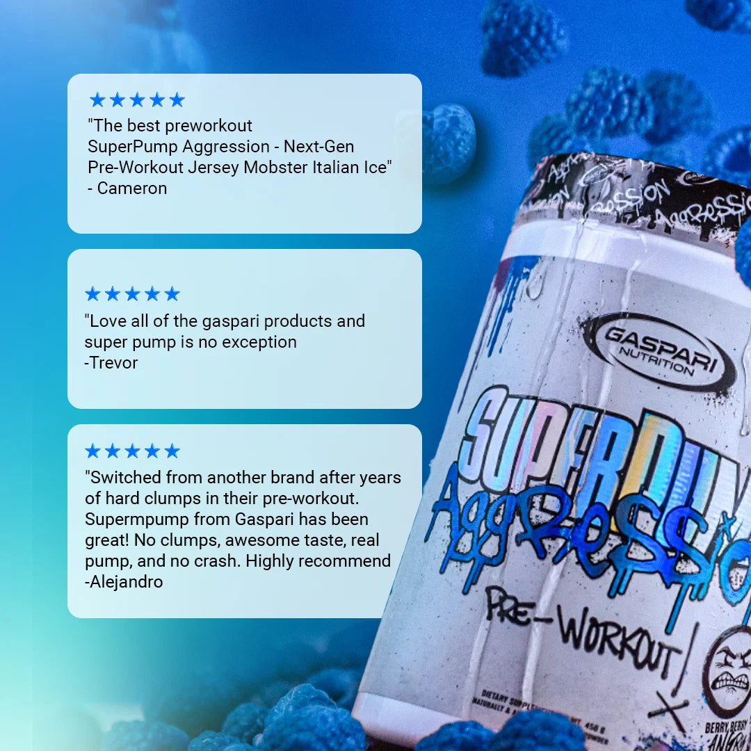 Gaspari Nutrition Aggression Super Pump - 360 Gm