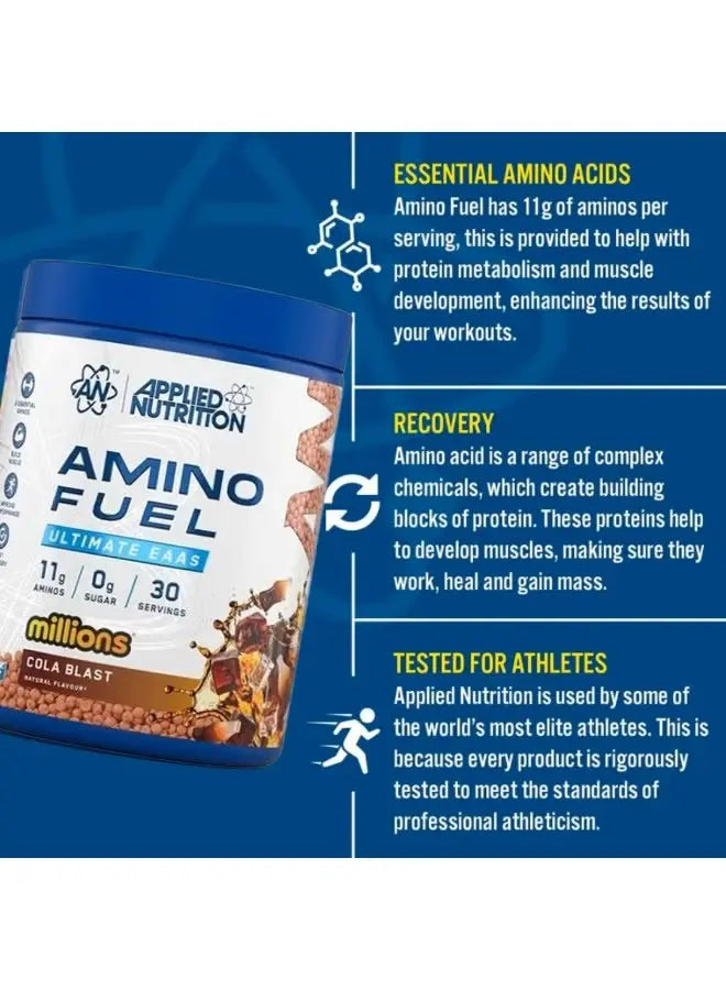 Applied Nutrition Amino Fuel Ultimate EAAs Powder | 390g (30 Servings)