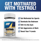 GAT Testrol Gold ES Testosterone Boosters - 60 Tablets