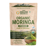 Vlado's Himalayan Organics, Moringa Powder, Nutrient-Rich Superfood - 200g