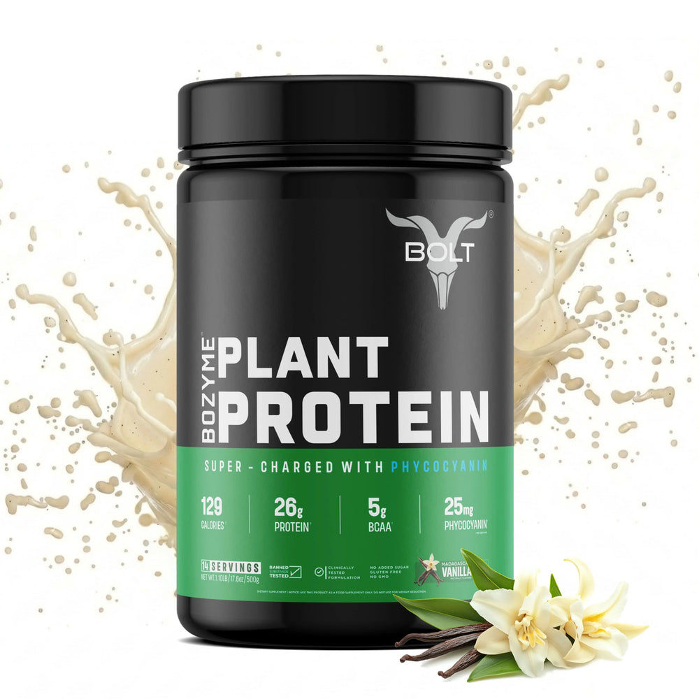 Bolt Nutrition Biozyme Plant Protein Powder 500g | 14 Servings