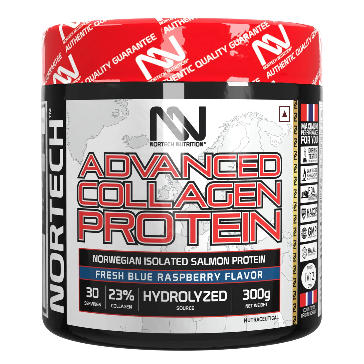 Nortech Nutrition Advance Collagen Protein - 300 Gm