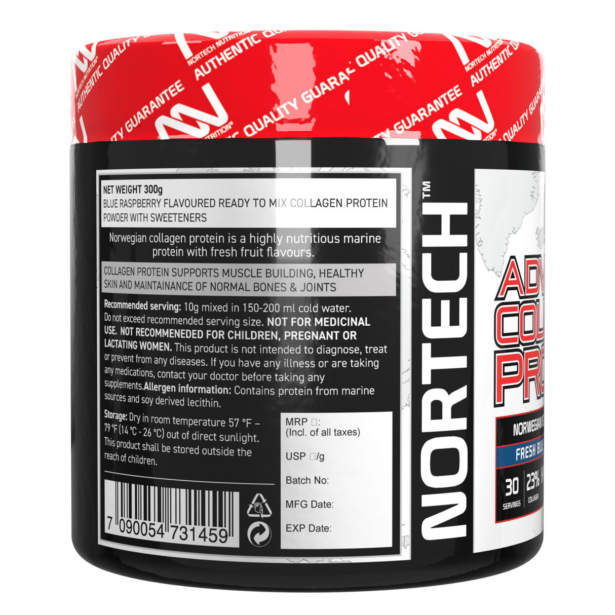 Nortech Nutrition Advance Collagen Protein - 300 Gm