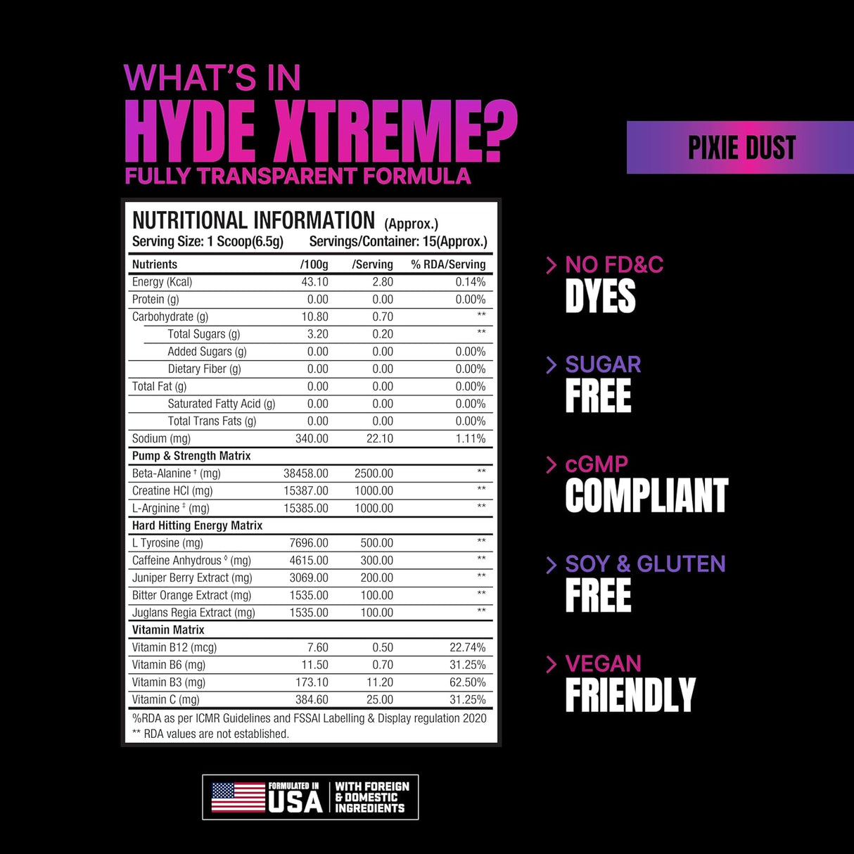 ProSupps HYDE XTREME Pre-Workout - 15 Servings