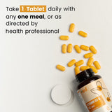 VEDayu Vitamin D3 & K2(mk7) | Vitamin D3 Supplement Lichen Source with Vitamin K2 MK7 Menaquinone | 120 Tablets - Unflavoured