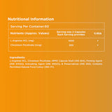 VEDayu L Arginine 1000mg Supplement - 60 Capsules