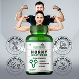 Simply Herbal Horny Goat Weed | Maca Root Extract | 90 Veg Capsules