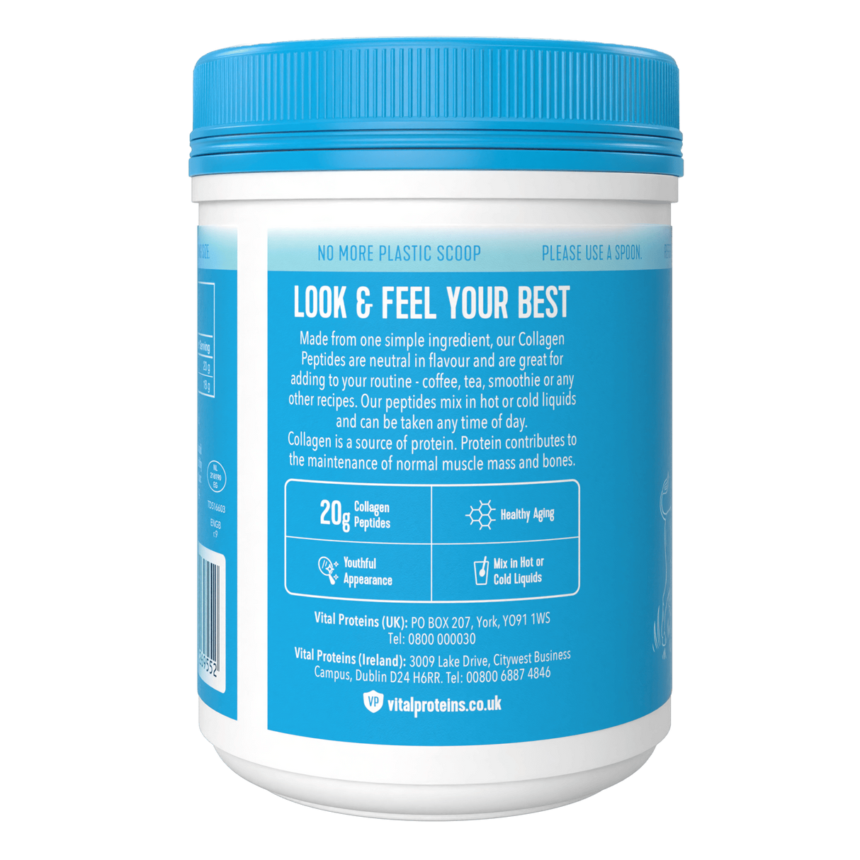 Vital Proteins Collagen Peptides Powder | Unflavored | 284g